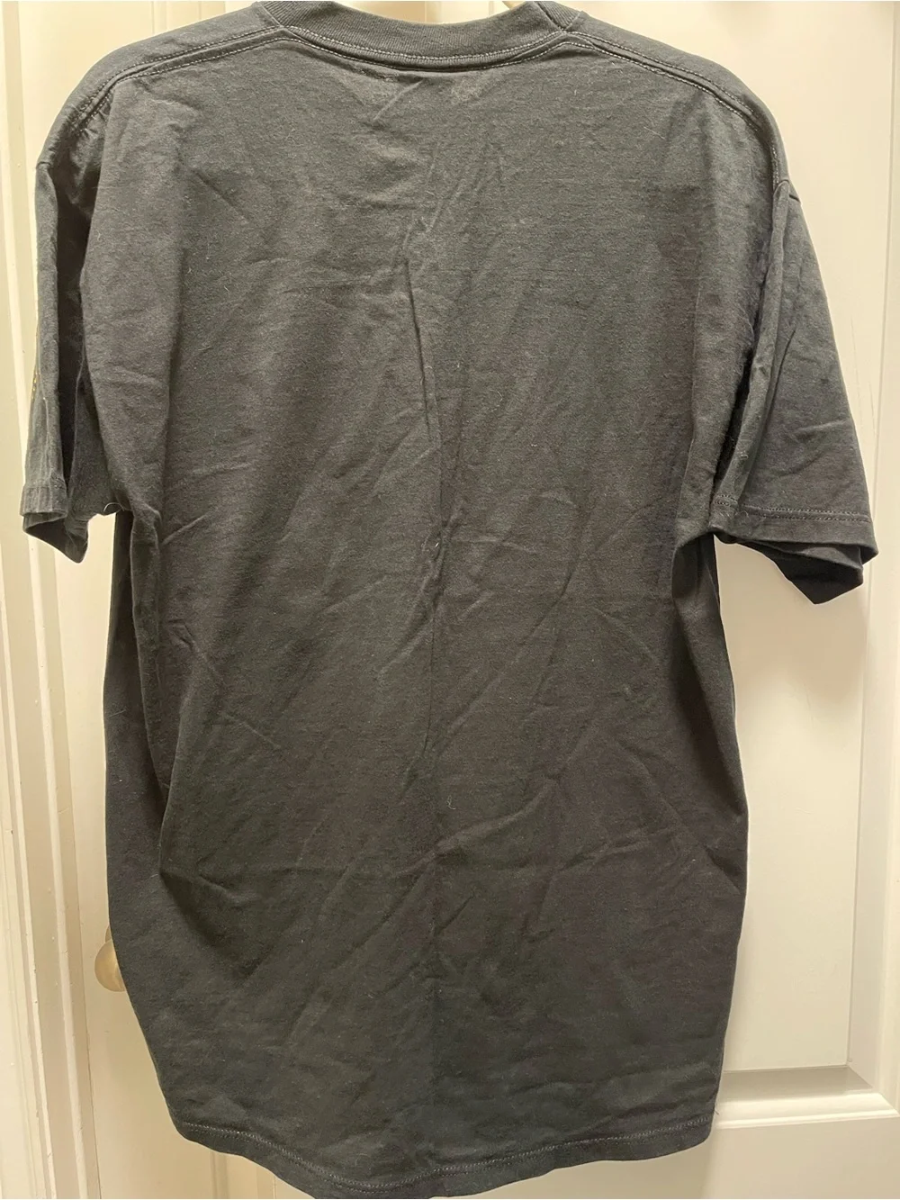 Vintage 90s Jerzees Cat Angel Christmas T Shirt L Black Holiday Graphic USA